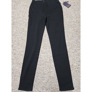 NYDJ Modern Black Leggings Sz 6 Stretch Lift Tuck Pull On NWT $99 M11Z8132